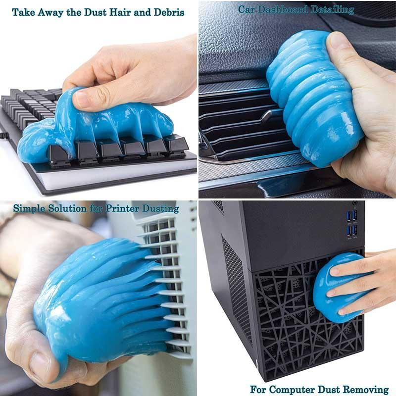 Clean Gel Nettoyage réutilisable pour enlever la poussière des Ordinateurs  claviers et clavier à prix pas cher